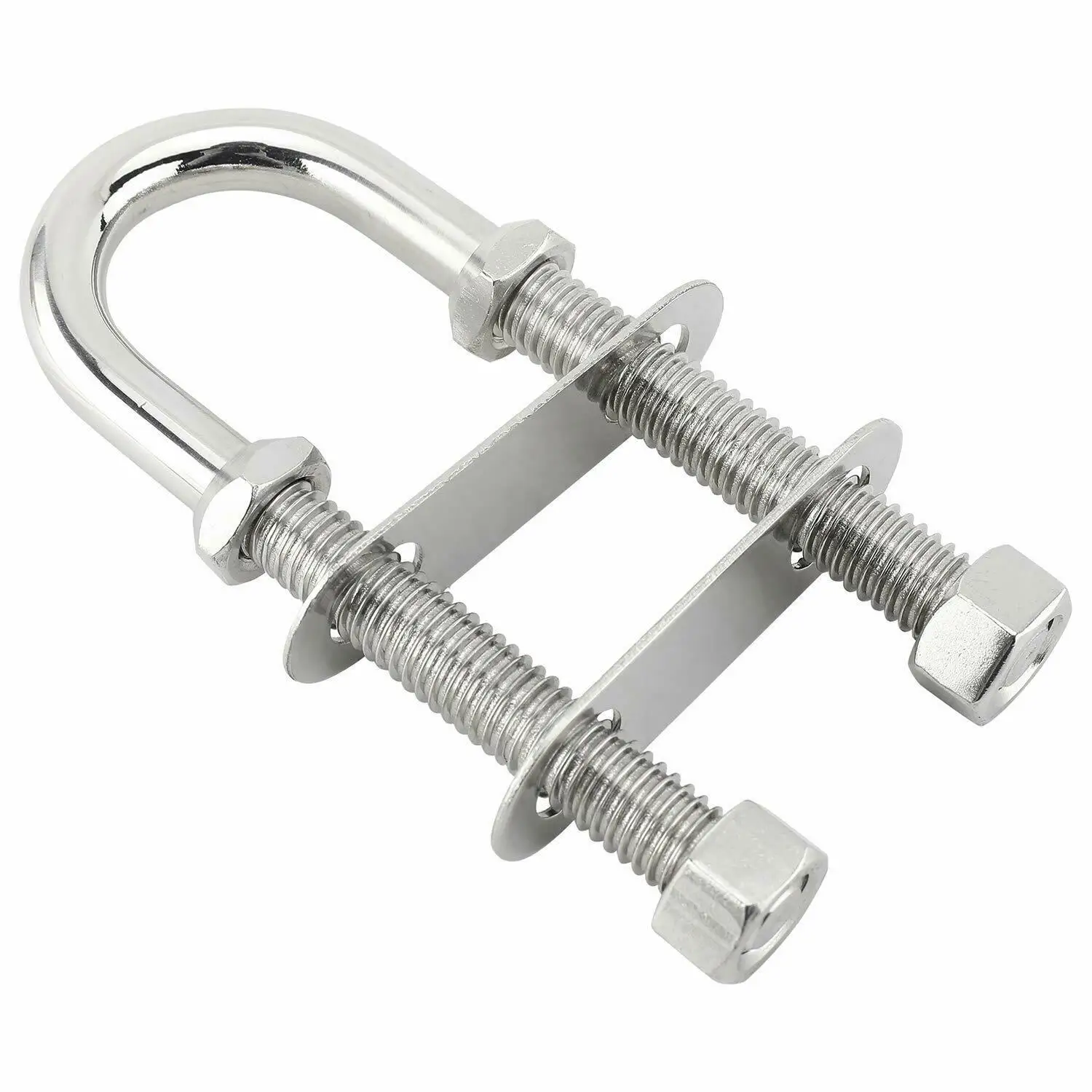 

304 Stainless Steel M12 Bow Stern Eye Tie Down U-Bolt Cleat Ring Rope Rigging for Boat Marine Hardware Accessories
