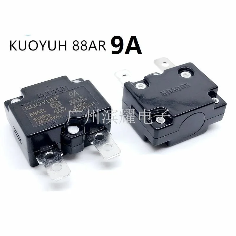 Circuit Breakers KUOYUH 88AR-9A Overcurrent Protector Overload Switch Automatic Reset
Circuit Breakers KUOYUH 88AR-9A Overcurrent Protector Overload Switch Automatic Reset