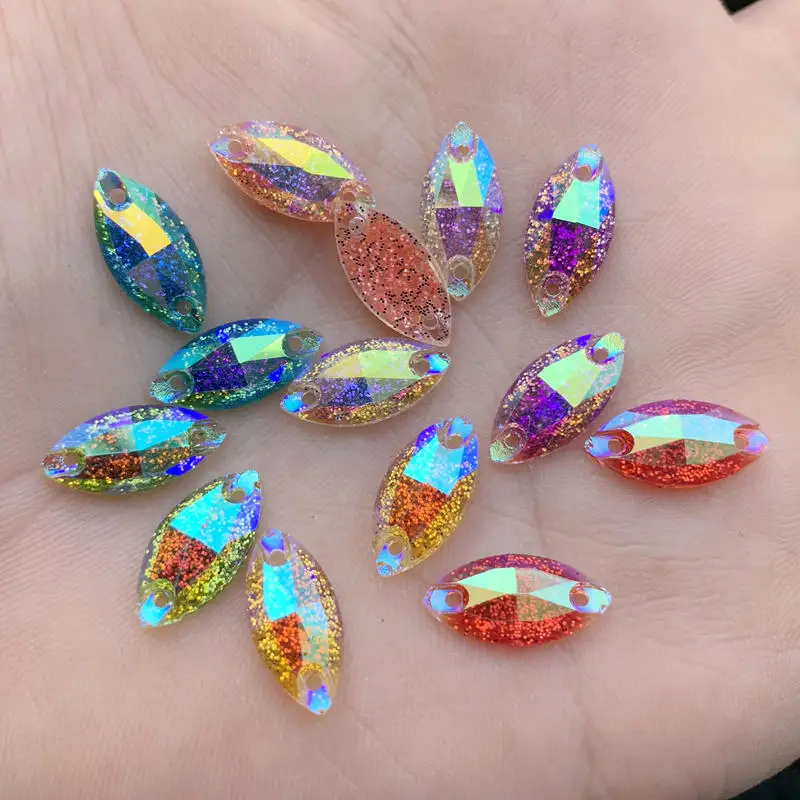 Wholesale Horse eye AB Sew On Rhinestones With 2 Holes Droplet Crystal AB Sewing Rhinestones Stones For Garment 400pcs
Wholesale Horse eye AB Sew On Rhinestones With 2 Holes Droplet Crystal AB Sewing Rhinestones Stones For Garment 400pcs