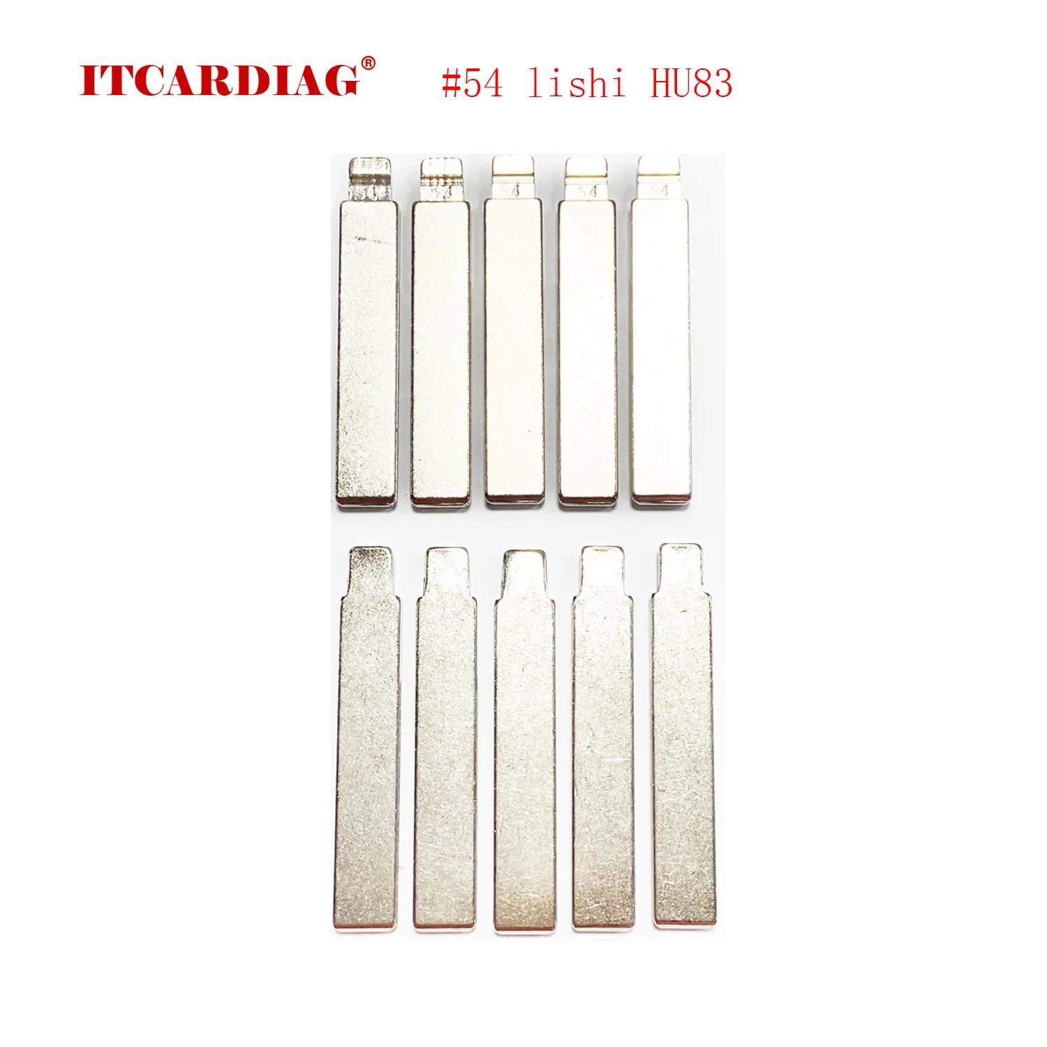 

10 Pcs/lot #54 Lishi HU83 Metal Blank Uncut Flip KD VVDI Remote Key Blade for Peugeot 301 307 308 408 Citroen C3 C4L C5