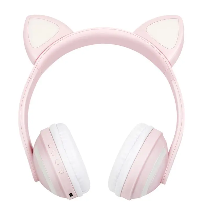 Cat Ear Wireless Bluetooth Headset 5.0 Pink Cute Colorful LED Light Headphones Stereo Sound Music Sport Earphone
Cat Ear Wireless Bluetooth Headset 5.0 Pink Cute Colorful LED Light Headphones Stereo Sound Music Sport Earphone