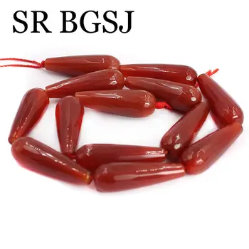 Free Ship 10x30mm Faceted Drop Teardrop Shape Natural Gem Stone Genuine Red Agat Jewelry Making Beads Strand 15" 
Free Ship 10x30mm Faceted Drop Teardrop Shape Natural Gem Stone Genuine Red Agat Jewelry Making Beads Strand 15"