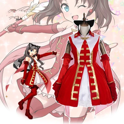High Quallity Japanese Anime Fate/stay night Tohsaka Rin Red Cat Woman Cosplay Costume Dress+ Cloak + Golves + Leg Scoks
High Quallity Japanese Anime Fate/stay night Tohsaka Rin Red Cat Woman Cosplay Costume Dress+ Cloak + Golves + Leg Scoks