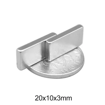 5~100pcs 20x10x3 mm Block Powerful Magnets Bulk Sheet Neodymium Magnetic 20x10x3mm Super Strong Permanent NdFeB Magnet 20*10*3
5~100pcs 20x10x3 mm Block Powerful Magnets Bulk Sheet Neodymium Magnetic 20x10x3mm Super Strong Permanent NdFeB Magnet 20*10*3