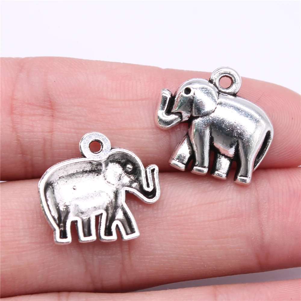 Wholesale 100pcs/bag Charms Wholesale 20x18mm Single-sided Elephant Charms Wholesale For Jewelry Making Alloy Charms
Wholesale 100pcs/bag Charms Wholesale 20x18mm Single-sided Elephant Charms Wholesale For Jewelry Making Alloy Charms