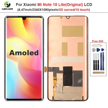 Original Amoled LCD For Xiaomi Mi Note 10 Lite LCD Display Touch Screen Digitizer Replacement Part For Mi Note 10 Lite Display
Original Amoled LCD For Xiaomi Mi Note 10 Lite LCD Display Touch Screen Digitizer Replacement Part For Mi Note 10 Lite Display