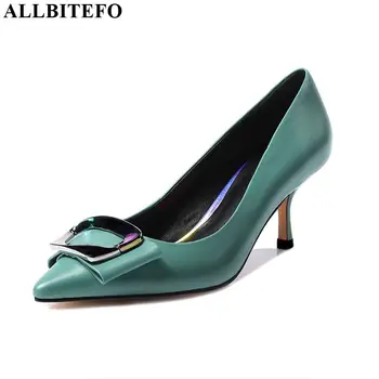 ALLBITEFO natural genuine leather sexy high heels hot sale high quality fashion women high heel shoes thin heel women heels
ALLBITEFO natural genuine leather sexy high heels hot sale high quality fashion women high heel shoes thin heel women heels