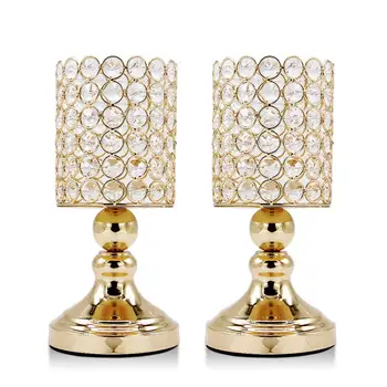 Gold Cylinder Ball Crystal Pillar Glass Candlestick Holders for Wedding Home Decoration Table Centerpieces Stands
Gold Cylinder Ball Crystal Pillar Glass Candlestick Holders for Wedding Home Decoration Table Centerpieces Stands