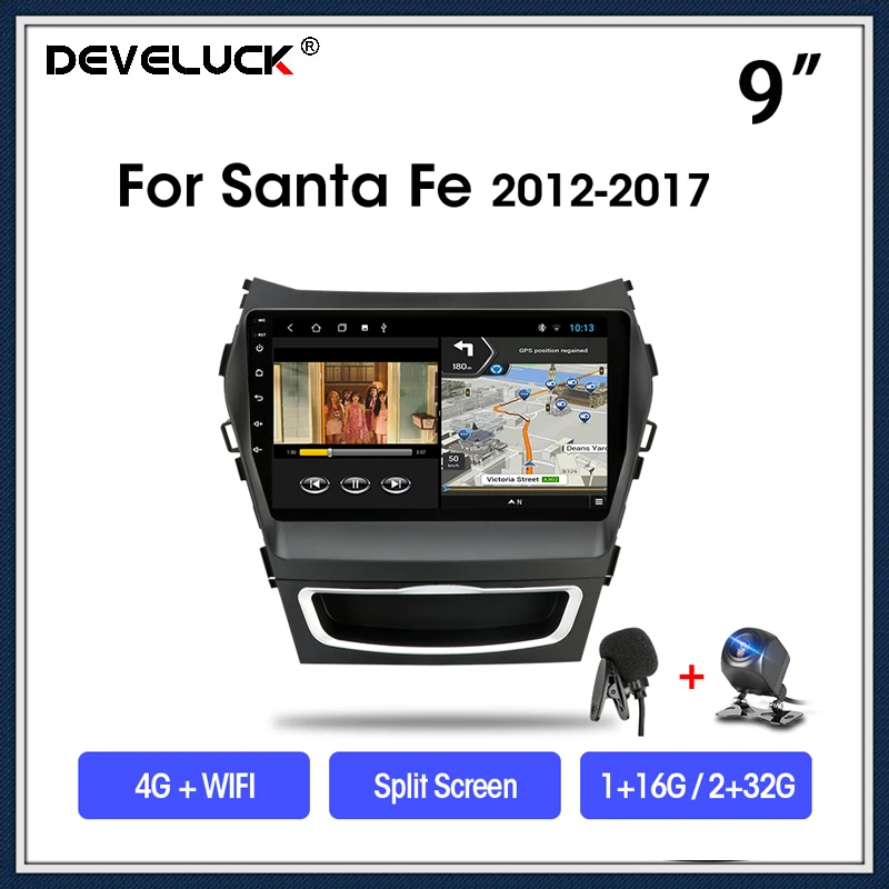 Android 9.0 2 Din Car Radio For Hyundai Santa Fe 3 Grand 2012-2017 Multimedia Player GPS Navigation Floating Window Split Screen
Android 9.0 2 Din Car Radio For Hyundai Santa Fe 3 Grand 2012-2017 Multimedia Player GPS Navigation Floating Window Split Screen