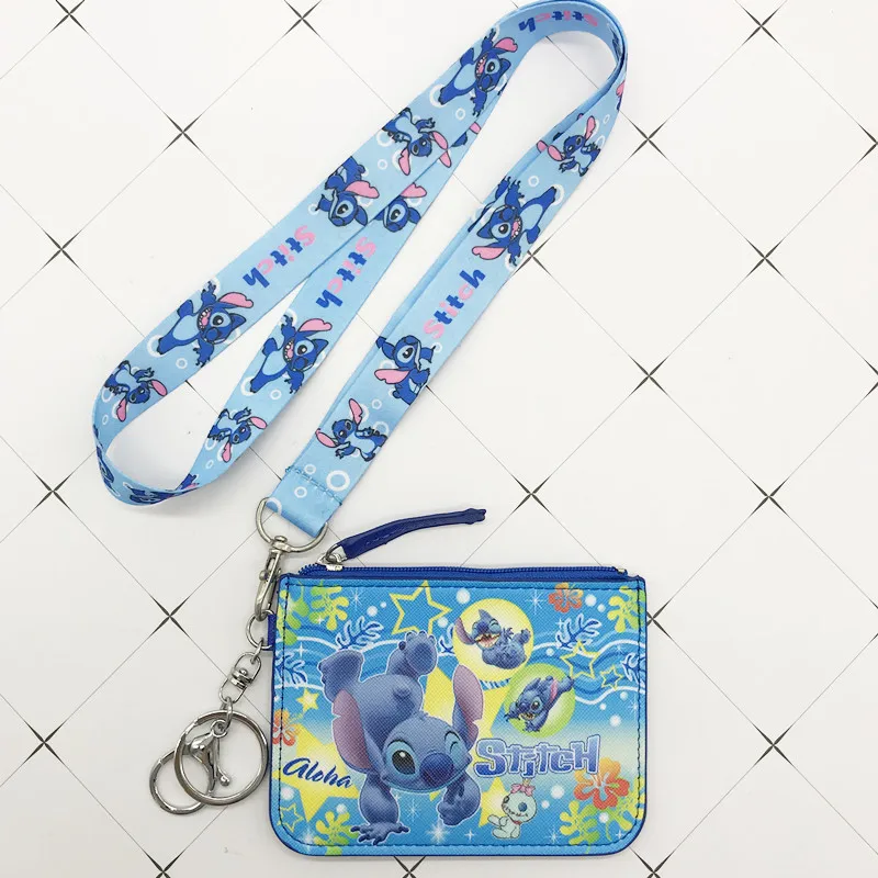 Disney Stitch PU coin purse card holder keychain key lanyard meal card bus card case coin bag Mickey mouse Document card bag
Disney Stitch PU coin purse card holder keychain key lanyard meal card bus card case coin bag Mickey mouse Document card bag