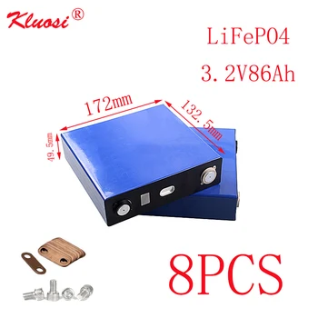 NEW KLUOSI 8PCS 3.2V86Ah LiFePO4 Battery 8S/24V Battery Pack FOR Solar Energy Storage Inverter EV Marine RV Golf US/EU TAX FREE
NEW KLUOSI 8PCS 3.2V86Ah LiFePO4 Battery 8S/24V Battery Pack FOR Solar Energy Storage Inverter EV Marine RV Golf US/EU TAX FREE