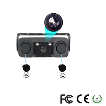 HiMISS 170 Degree 3 IN 1 Video Parking Sensor Car Reverse Backup Rear View Camera
HiMISS 170 Degree 3 IN 1 Video Parking Sensor Car Reverse Backup Rear View Camera