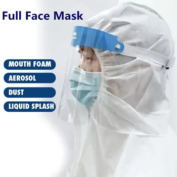 10pcs Safety isolation Full Face Anti-Dust Mask Protective Mask Transparent Anti-Fog Face Mask Prevent infection Face Cover
10pcs Safety isolation Full Face Anti-Dust Mask Protective Mask Transparent Anti-Fog Face Mask Prevent infection Face Cover