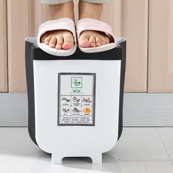2 Color Creative Automatic Kitchen Trash Can Wall-Mounted Trash Can Folding Trash Can Bathroom Household Chopped Vegetables
2 Color Creative Automatic Kitchen Trash Can Wall-Mounted Trash Can Folding Trash Can Bathroom Household Chopped Vegetables