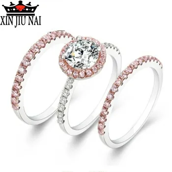 3 pieces / nested CZ high quality zircon lady ring creative Rose Gold Diamond elegant dance wedding ring suit jewelry gifts
3 pieces / nested CZ high quality zircon lady ring creative Rose Gold Diamond elegant dance wedding ring suit jewelry gifts