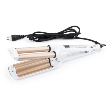 3 Barrel Hair Curling Iron Wand 0.6 Inch LCD Display Tourmaline Ceramic Hair Waver Curling Iron Fast Heating Hair Waver Curler
3 Barrel Hair Curling Iron Wand 0.6 Inch LCD Display Tourmaline Ceramic Hair Waver Curling Iron Fast Heating Hair Waver Curler