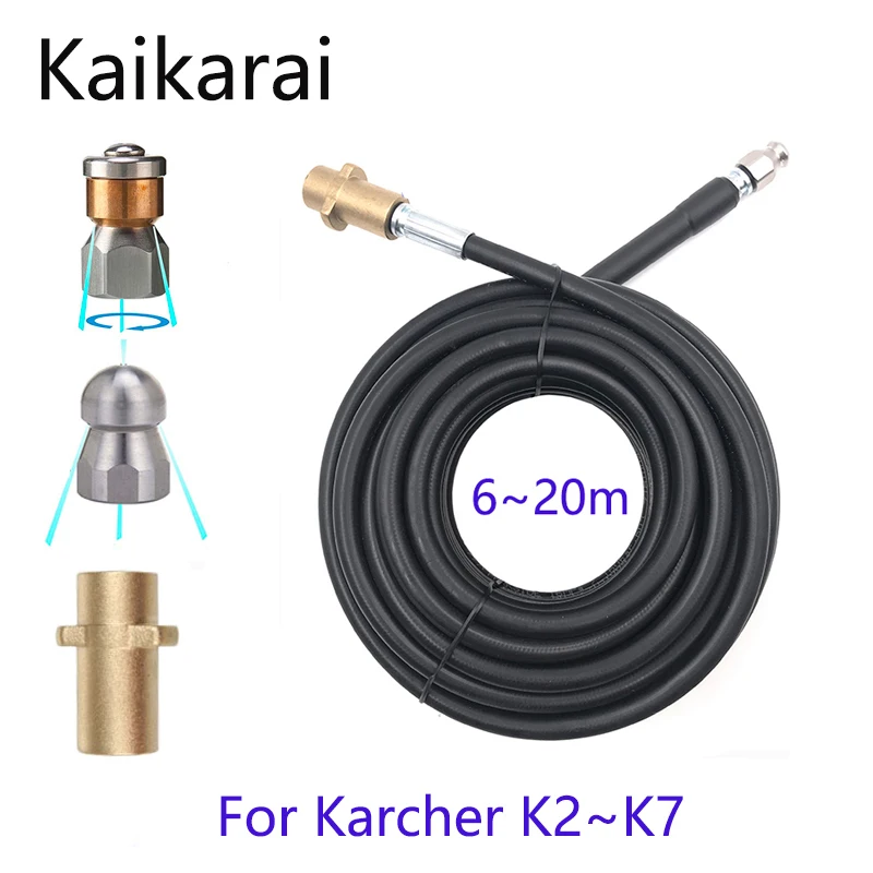 For Karcher K2-K7.Sewer Jetter Kit for Pressure Washer,, Auto parts1/4 Inch , Button Nose and Rotating Sewer Jetting Nozzle
For Karcher K2-K7.Sewer Jetter Kit for Pressure Washer,, Auto parts1/4 Inch , Button Nose and Rotating Sewer Jetting Nozzle
