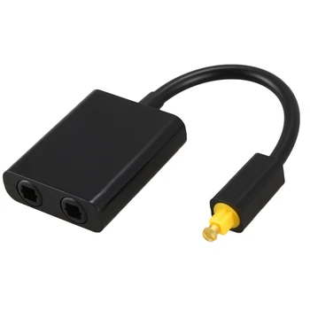 Digital SPDIF Optical o Splitter 2 Way Toslink Splitter Adapter 1 Input 2 Output SPDIF Optical Cable Splitter Hub
Digital SPDIF Optical o Splitter 2 Way Toslink Splitter Adapter 1 Input 2 Output SPDIF Optical Cable Splitter Hub