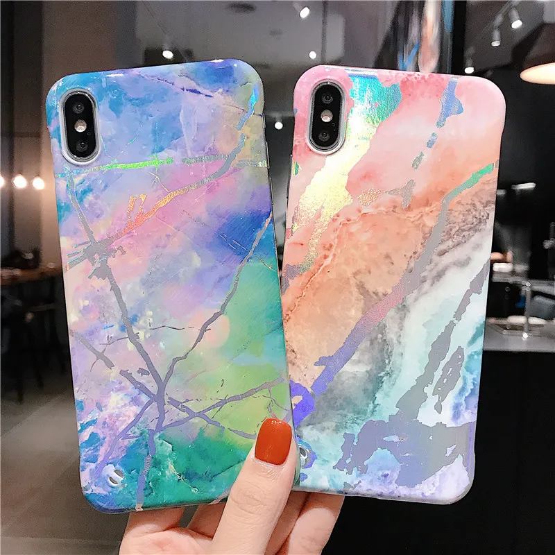 Glitter Color Marble Phone Cover for Iphone Xr Case Frameless Hard PC Glossy Coque for Iphone 7 8 6 6S Plus Xs Max X Case Fundas
Glitter Color Marble Phone Cover for Iphone Xr Case Frameless Hard PC Glossy Coque for Iphone 7 8 6 6S Plus Xs Max X Case Fundas