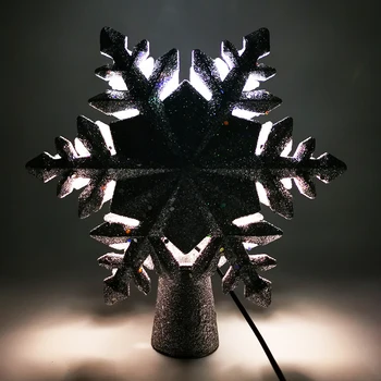 Christmas Tree LED Snowflake Projection Lamp Tree Topper Decoration LED Lighting Battery Operated Xmas Treetop Home Store
Christmas Tree LED Snowflake Projection Lamp Tree Topper Decoration LED Lighting Battery Operated Xmas Treetop Home Store