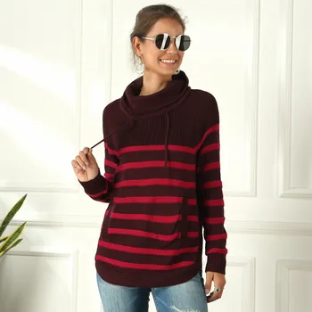 Women's Turtleneck Sweater 2020 Spring Autumn Slim Fit Chunky Sweater Long Sleeve Women Knitted Sweaters Striper Pullover Jumper
Women's Turtleneck Sweater 2020 Spring Autumn Slim Fit Chunky Sweater Long Sleeve Women Knitted Sweaters Striper Pullover Jumper