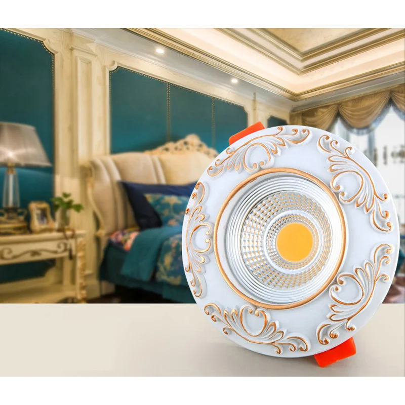 Dimmable LED Downlight COB Ceiling Spot Lighting 5W 7W 9W Led Bulb Bedroom Kitchen Indoor ceiling recessed Lights AC110V 220V