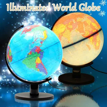 25cm LED Light World Earth Globe Map Geography Educational Toy With Stand Home Office Miniatures Decor Gift School Supplies
25cm LED Light World Earth Globe Map Geography Educational Toy With Stand Home Office Miniatures Decor Gift School Supplies