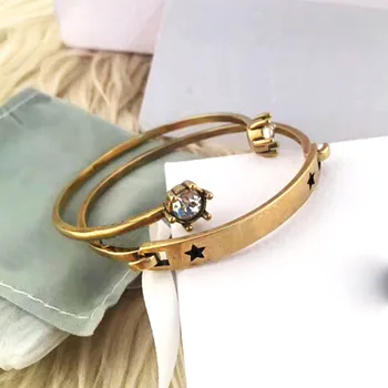 Fashion Jewelry & Accessories Vintage Letters Star Pearl Cubic zircon Three-Piece Bracelet For Women Girls Wedding Jewelry Gift
Fashion Jewelry & Accessories Vintage Letters Star Pearl Cubic zircon Three-Piece Bracelet For Women Girls Wedding Jewelry Gift