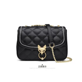 Golden Fox autumn and winter bag for women 2019 new black diamond chain bag for women
Golden Fox autumn and winter bag for women 2019 new black diamond chain bag for women