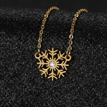 MYDIY Snowflake Necklace Simplify Chocker Oragami Hollowout Snow Flake Flower Stainless Jewelry Christmas Gift for Women
MYDIY Snowflake Necklace Simplify Chocker Oragami Hollowout Snow Flake Flower Stainless Jewelry Christmas Gift for Women
