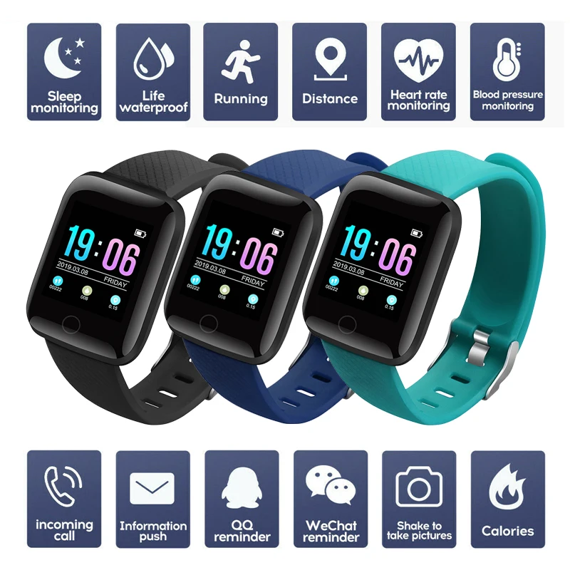 Hot ID116 Plus The Mens' Watches Heart Rate Blood Pressure Health Waterproof Smart Women Watch Wristband Fitness Tracker Hours
Hot ID116 Plus The Mens' Watches Heart Rate Blood Pressure Health Waterproof Smart Women Watch Wristband Fitness Tracker Hours