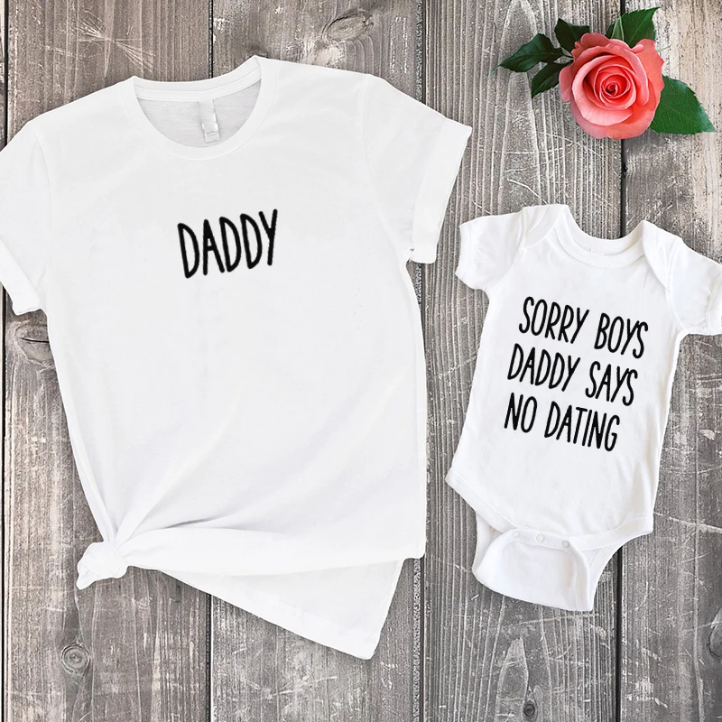 No Dating Shirt 2020 Baby Girl Clothes Matching Outfits Sorry Girls Mommy Says Sets Fashion Family Clothing Big Sister
No Dating Shirt 2020 Baby Girl Clothes Matching Outfits Sorry Girls Mommy Says Sets Fashion Family Clothing Big Sister