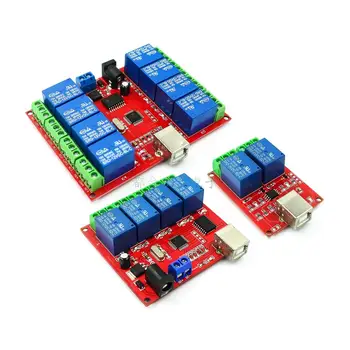 Drive-free/usb control switch 2/4/8 relay module/computer control switch/PC intelligent control
Drive-free/usb control switch 2/4/8 relay module/computer control switch/PC intelligent control