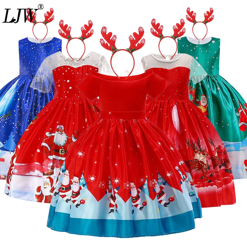 New Fashion Christmas Princess Of Girls Dresses Reception Formagirls Clothes Ball Gown For Girl Dress Halloween Style 2-10year | Детская