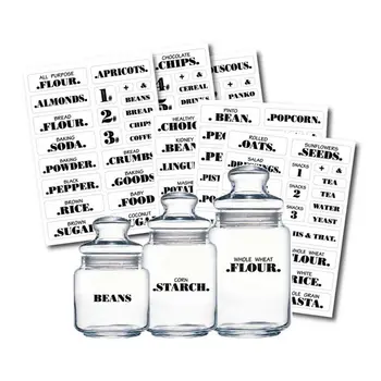 Transparent Food Labels Clear Stickers 6 Sheets Classify Sort Waterproof Kitchen Bottle Food Classification Label Sticker Set
Transparent Food Labels Clear Stickers 6 Sheets Classify Sort Waterproof Kitchen Bottle Food Classification Label Sticker Set