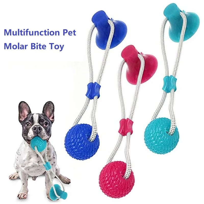 Multifunction Pet Molar Bite Toy Cleaning Teeth Safe Elasticity Soft for Dog Puppy Grinding Teeth Suction Cup Rubber Ball
Multifunction Pet Molar Bite Toy Cleaning Teeth Safe Elasticity Soft for Dog Puppy Grinding Teeth Suction Cup Rubber Ball