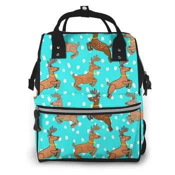 Mummy Maternity Nappy Bag Deer And Snowflakes Large Capacity Nappy Bag Travel Backpack Nursing Bag for Baby Care
Mummy Maternity Nappy Bag Deer And Snowflakes Large Capacity Nappy Bag Travel Backpack Nursing Bag for Baby Care