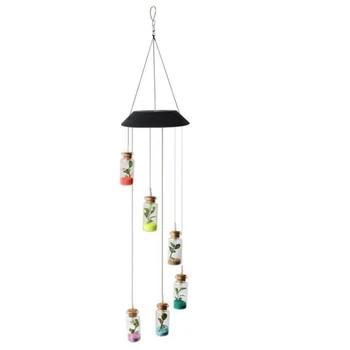 

Solar Wind Chimes Outdoor Waterproof Garden Windchime Light Color Changing Hanging Light Wind Chime for Outdoor Decor