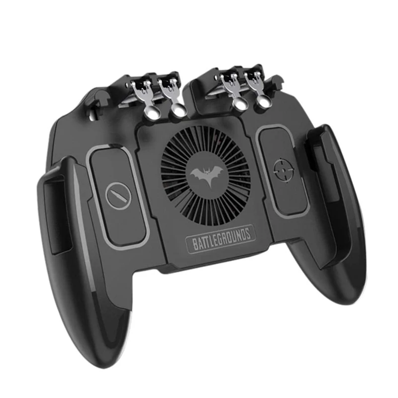 PUBG Game Controller For Smartphone Game Shooter Trigger Fire Aim Button L1R1 Cooling Fan Gamepad Joystick For IOS Android Phone
PUBG Game Controller For Smartphone Game Shooter Trigger Fire Aim Button L1R1 Cooling Fan Gamepad Joystick For IOS Android Phone