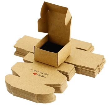 50pcs/set 4x4x2.5cm Kraft Gift Box Paper Small Kraft Cardboard Jewelry Packing Box Handmade Candy Wedding Decor Party Supplies
50pcs/set 4x4x2.5cm Kraft Gift Box Paper Small Kraft Cardboard Jewelry Packing Box Handmade Candy Wedding Decor Party Supplies