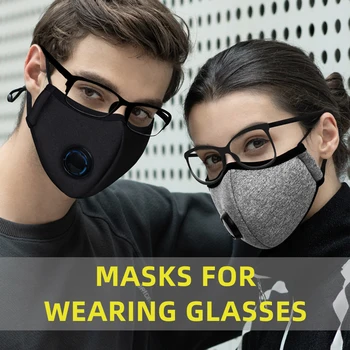 Fabric Masks For Adults Anti Fog Glasses Black Face Mask With Valve Breathable For Myopia Cotton Washable Reusable Hygienic Mask
Fabric Masks For Adults Anti Fog Glasses Black Face Mask With Valve Breathable For Myopia Cotton Washable Reusable Hygienic Mask