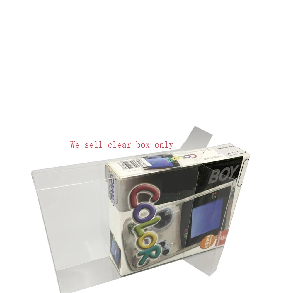 Transparent Clear storage cover for gbc gameboy game console protective collection display box | Электроника
