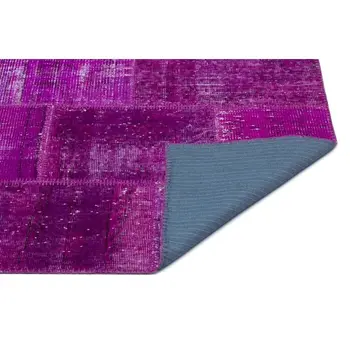 Handmade Fuchsia Vintage Overdyed Patchwork Area Rug 120x180 Cm-3'11''X5'11''
Handmade Fuchsia Vintage Overdyed Patchwork Area Rug 120x180 Cm-3'11''X5'11''