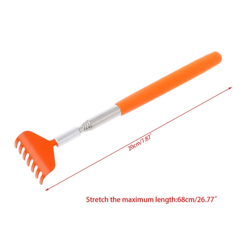 Telescopic Stainless Steel Back Scratcher Self-Massage Itch Helping Tool Soft Grip
Telescopic Stainless Steel Back Scratcher Self-Massage Itch Helping Tool Soft Grip