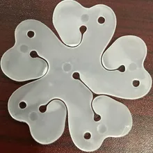 BRIDAY 1pc belle fleur boule décore raccords prune à passer pince pratique anniversaire mariage plastique ballon pince @ 1(China)