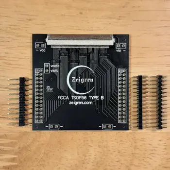 TSOP56 TYPE B Adapter designed to work with the FlashcatUSB Mach1 and XPORT 2.0 Programmer
TSOP56 TYPE B Adapter designed to work with the FlashcatUSB Mach1 and XPORT 2.0 Programmer