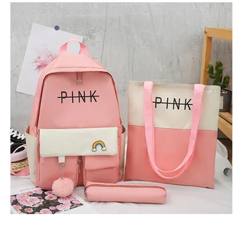 3 pcs/set Woman Laptop Backpack Ribbons School Backpacks cute cat Schoolbag For Teenagers Girls Student Book Bag Female Satchel
3 pcs/set Woman Laptop Backpack Ribbons School Backpacks cute cat Schoolbag For Teenagers Girls Student Book Bag Female Satchel