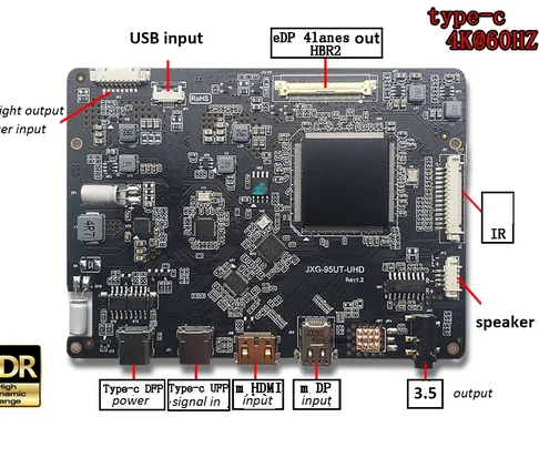 NEW 4K 60hz One-line Driver Board Ultra-Thin EDP Driver Board Controller HDMI-Compatible Type-C Portable Display
NEW 4K 60hz One-line Driver Board Ultra-Thin EDP Driver Board Controller HDMI-Compatible Type-C Portable Display