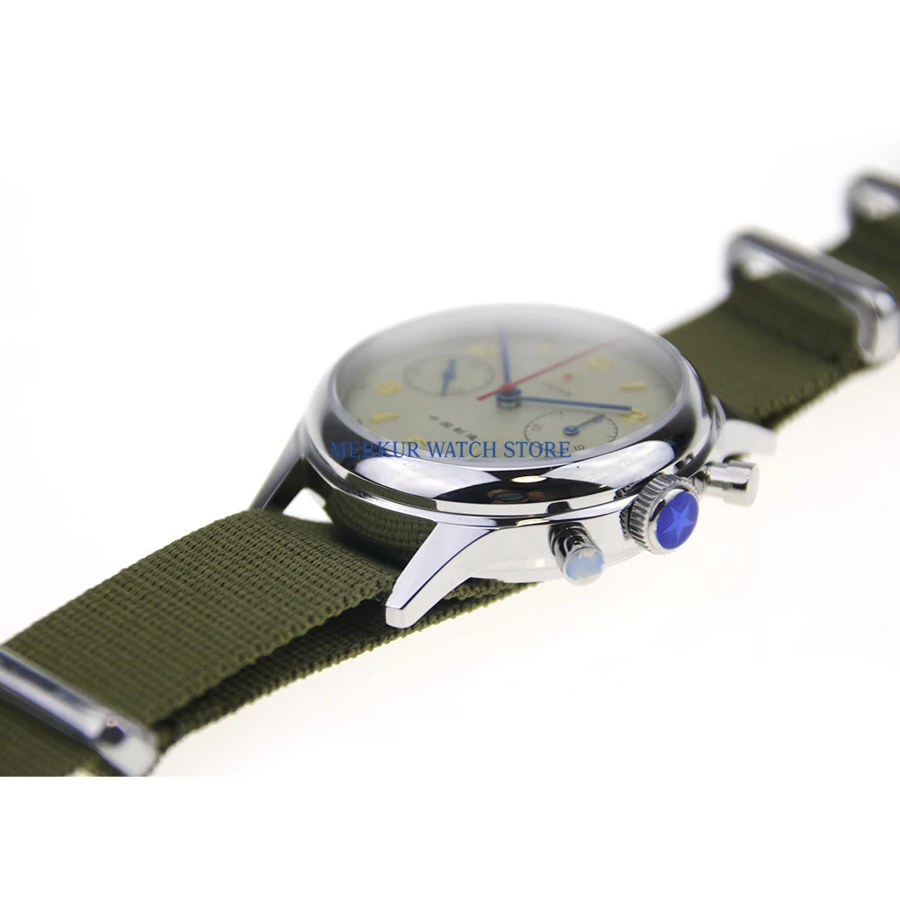 Sapphire Red Star Mechanical Chronograph For Seagull 1963 ST1901 Movement Mens Pilot Watch Flieger B-UHR Handwinding Military
Sapphire Red Star Mechanical Chronograph For Seagull 1963 ST1901 Movement Mens Pilot Watch Flieger B-UHR Handwinding Military
