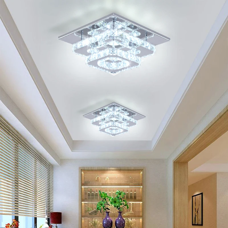 Modern Crystal Ceiling Lights LED ceiling Light Fixture For Indoor Lamp lamparas de techo Surface Mounting Ceiling Lamp
Modern Crystal Ceiling Lights LED ceiling Light Fixture For Indoor Lamp lamparas de techo Surface Mounting Ceiling Lamp